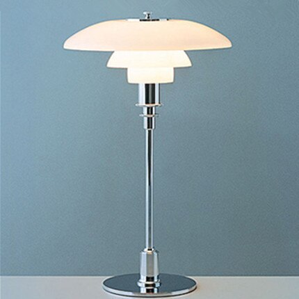 유명한 덴마크 교사 디자인 PH 램프: 우유 흰색 유리 램프 간단한 침실 침대 옆 공부 북유럽 램프